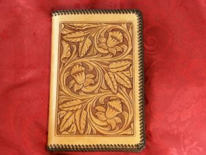 Floral Carved Notebook