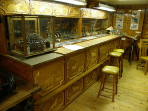 Al Stohlman's leather work bench at the Don King Museum, Sheridan, WY